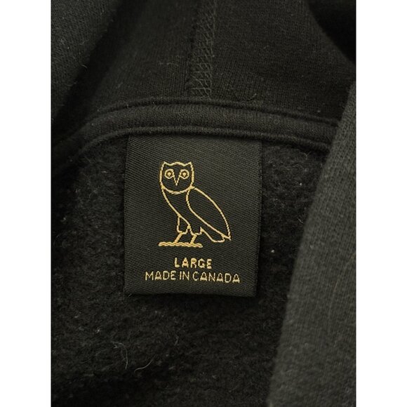 Octobers Very Own OVO Black Hoodie Pullover Drake Size L - Picture 3 of 5